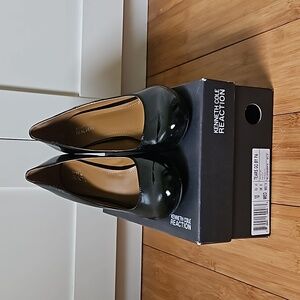 Kenneth Cole Patent Black Heels